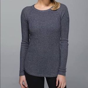 Lululemon Cabin Yogi Ribbed Long Sleeve Sweater